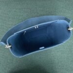 Top Quality Knockoff Celine Sangle Small Bucket Bag In Slate Blue Calfskin - Image 6