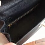 Black Epsom Fake Hermes Kelly Sellier 28cm Stylish Handbag - Image 3