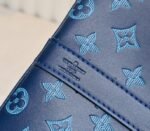 LV Monogram Shadow Keepall Bandouliere 50 In Navy River Blue - Image 9