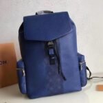 Louis Vuitton Taiga Leather Outdoor Backpack In Pacific Blue