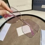 Gradient GG Metal & Acetate Butterfly Sunglasses - Image 6