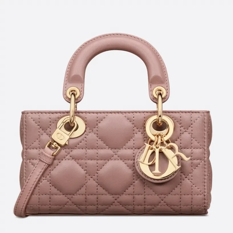 CE0930A7-AEE4-BC4B-26C3-193AB161E210.webp Dior Lady D-Joy Micro Bag Fake in Peony Pink Cannage Lambskin - Image 1