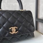Chanel Coco handle flap shoulder bag Mini - Image 3