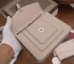 Fake Bvlgari Serpenti Forever Small Crossbody Bag Beige Leather - Image 6
