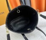 Louis Vuitton Neverfull Bandouliere Inside Out BB Tote In Monogram Canvas And Black Leather - Image 7