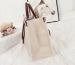 Louis Vuitton Monogram Empreinte Giant Onthego GM Tote In Cream – Brown - Image 3