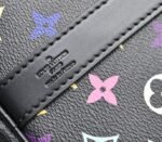 LV X TM Multicolored Keepall Bandouliere 50 In Black - Image 7