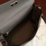 Etoupe Swift Copy Luxury Hermes Kelly Retourne 32cm Handbag - Image 6