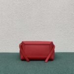 Celine Belt Nano Bag Knockoff in Red - Image 4
