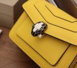 Replica Bvlgari Serpenti Forever Small Crossbody Bag Yellow Calfskin - Image 7