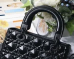 Dior Lady Dior Medium Bag Imitation in Black - Image 11