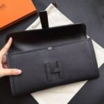 Black Replica Hermes Jige Elan 29 Classic Everyday Clutch - Image 6