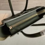 Celine Micro Luggage Tote Bag Knockoff in Khaki Green - Image 3