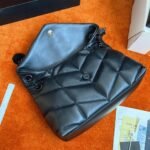 Replica Saint Laurent Puffer Small Chain All Black Bag Quilted Lambskin - Image 10