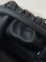Knockoff Bottega Veneta Mini Pouch with Strap Black - Image 10