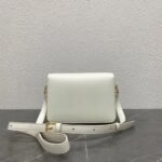 Top Quality Fake Celine Triomphe Teen Bag In White - Image 9