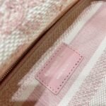 Dior Lady D-Lite Medium Bag Replica in Pink Toile de Jouy Embroidery - Image 2