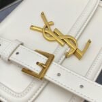 Replica Saint Laurent Small Solferino Bag White Calfskin - Image 6