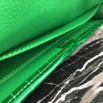 Bambou Knockoff Hermes Jige Elan 29 Green Accent Clutch - Image 5