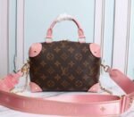 Louis Vuitton Monogram Canvas Petite Malle Souple Handbag In Peche - Image 5