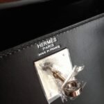 Black Replica Hermes Kelly Retourne 28cm Everyday Tote - Image 6