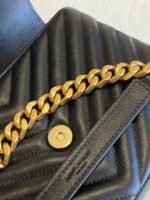 Replica Saint Laurent College Medium Chain Bag Noir - Image 2