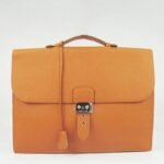 Orange Knockoff Hermes Sac A Depeches 38CM Professional Bag
