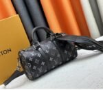 Louis Vuitton Brushed Monogram Keepall Bandouliere 25 City Bag In Black - Image 2