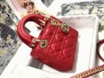 Dior Lady Dior Mini Bag Knockoff in Red - Image 7