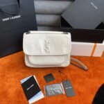 Replica Saint Laurent Niki Medium Chain Bag White - Image 4