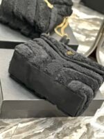 LOULOU SMALL CHAIN BAG IN QUILTED “Y” LEATHER, SATIN AND SEQUINS - Image 5