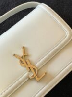 Fake Saint Laurent Medium Solferino Bag White Calfskin - Image 4