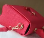 Louis Vuitton Taurillon Leather Twist MM Scrunchie Handle In Pondichery Pink - Image 6
