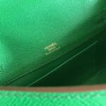Bamboo Epsom Knockoff Hermes Kelly Pochette Nature-Tone Bag - Image 5