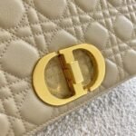 Dior Caro Large Bag Knockoff in Beige - Image 9