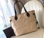 Louis Vuitton Econyl Regenerated Nylon Neverfull MM Tote In Cream - Image 2