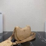 Prada Re-Edition Shoulder Bag Knockoff in Beige - Image 8