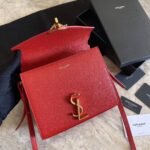 CASSANDRA MONOGRAM CLASP BAG IN MATTE PYTHON - Image 5