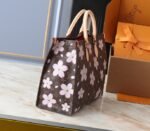 LV X TM Monogram Canvas Onthego MM With Cherry Blossom - Image 5