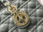 Dior Lady Dior Large Bag Replica in Grey - Image 9