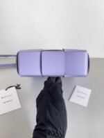 Replica Bottega Veneta Cassette Mini Tote Bag Lilas - Image 7