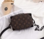 Louis Vuitton Monogram Canvas Mini Soft Trunk Black Bag - Image 3