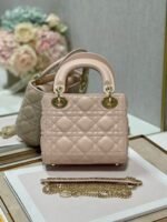 Dior Lady Dior Mini Bag Replica in Powder - Image 7
