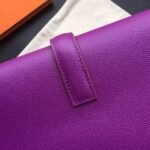 Cyclamen Replica 1:1 Hermes Jige Elan 29 Bright Pink Clutch - Image 8