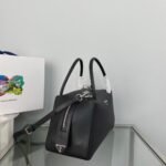 Prada Supernova Medium Top Handle Bag Fake in Black - Image 5