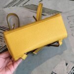 Yellow Clemence Fake Hermes Kelly Ado PM Backpack - Image 8