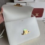 Top Quality Replica Celine Triomphe Large Bag In White - Image 2