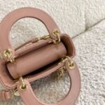 Dior Lady Dior Micro Bag Faux in Poudre Cannage Lambskin - Image 4