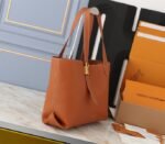 Louis Vuitton Low Key Cabas MM Bag In Cognac Brown - Image 3