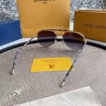 Pink Gradiant Monogram Stem Aviators - Image 8